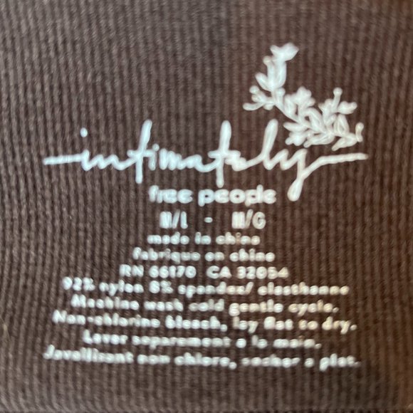 Intimately Free People Brown Bralette M/L NEW - Picture 3 of 3